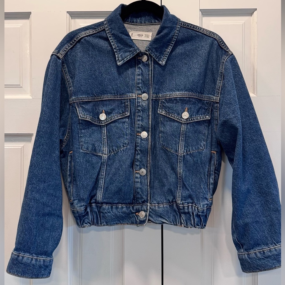MANGO Blue Denim Jacket